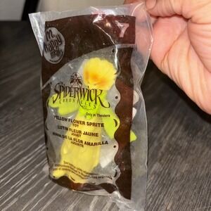 2008 The Spiderwick Chronicles Yellow Flower Sprite #7 McDonald's Happy Meal NIP